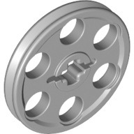 Technic Wedge Belt Wheel Pulley, Light Bluish Gray (4185 / 4211544 / 4494222 / 6321743)