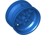 Wheel 43.2mm D. x 26mm Technic Racing Small, 6 Pin Holes, Blue (56908 / 6006113)