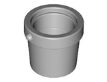 Minifigure, Utensil Bucket 1 x 1 x 1 Tapered with Handle Holders, Light Bluish Gray (95343 / 6057487)
