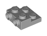 Plate, Modified 2 x 2 x 2/3 with 2 Studs on Side, Light Bluish Gray (99206 / 4654577)