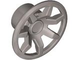 Wheel Cover 7 Spoke - 18mm D. - for Wheel 55982, Flat Silver (62359 / 4523571)