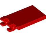 Tile, Modified 2 x 3 with 2 Clips Angled, Red (30350a / 4143252 / 4530734)