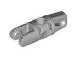 Hinge Cylinder 1 x 3 Locking with 1 Finger and 2 Fingers on Ends, 9 Teeth, with Hole, Light Bluish Gray (30554b / 4550251)