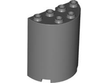 Cylinder Half 2 x 4 x 4, Dark Bluish Gray (6259 / 4533334 / 6106025)