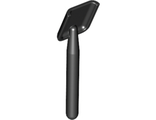Minifigure, Utensil Shovel Round Stem End, Black (3837 / 4189009)