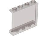 Panel 1 x 4 x 3 with Side Supports - Hollow Studs, Trans-Black (60581 / 4570398)