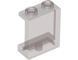 Panel 1 x 2 x 2 with Side Supports - Hollow Studs, Trans-Black (87552 / 4638658)