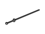 Bar  12L with Open Stud, Tow Ball, and Slit Boat Mast, Black (476 / 4648298)
