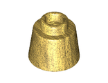 Cone 1 1/6 x 1 1/6 x 2/3 Fez, Pearl Gold (85975 / 6006217 / 6173139)