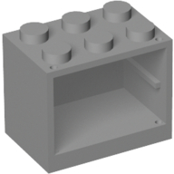 Container, Cupboard 2 x 3 x 2 Undetermined Type, Light Bluish Gray (4532)