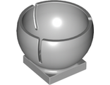 Cylinder Hemisphere 3 x 3 Ball Turret Socket with 2 x 2 Base, Light Bluish Gray (44358 / 4211801 / 6249936)