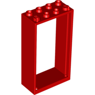 Door, Frame 2 x 4 x 6, Red (60599 / 4528139)