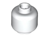 Minifigure, Head Plain - Hollow Stud, White (3626c / 362601)