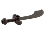 Minifigure, Weapon Sword, Scimitar, Black (43887 / 4179572 / 4656377 / 4220111)