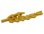 Minifigure, Weapon Sword, Serrated with Bar Holder Vengious, Pearl Gold (11107 / 6019994)
