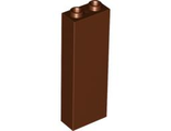 Brick 1 x 2 x 5 - Blocked Open Studs or Hollow Studs, Reddish Brown (2454 / 4277016 / 6075621)
