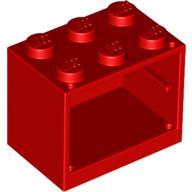Container, Cupboard 2 x 3 x 2 Undetermined Type, Red (4532)