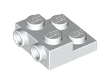 Plate, Modified 2 x 2 x 2/3 with 2 Studs on Side, White (99206 / 6046979)