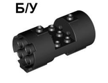 ! Б/У - Cylinder 3 x 6 x 2 2/3 Horizontal - Round Connections Between Interior Studs, Black (30360 / 4141255 / 4547765) - Б/У