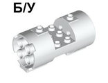 ! Б/У - Cylinder 3 x 6 x 2 2/3 Horizontal - Round Connections Between Interior Studs, White (30360 / 4142999 / 4215142) - Б/У