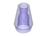 Cone 1 x 1 with Top Groove, Trans-Purple (4589b / 4529318 / 4567340 / 6172235 / 6337603)