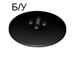 ! Б/У - Dish 6 x 6 Inverted Radar - Hollow Studs, Black (44375a / 4207127) - Б/У