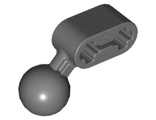 Technic, Liftarm, Modified Ball Joint Angled 1 x 2, Dark Bluish Gray (50923 / 4289258 / 4503381)