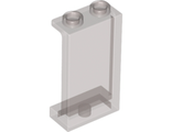 Panel 1 x 2 x 3 with Side Supports - Hollow Studs, Trans-Black (87544 / 6010736)